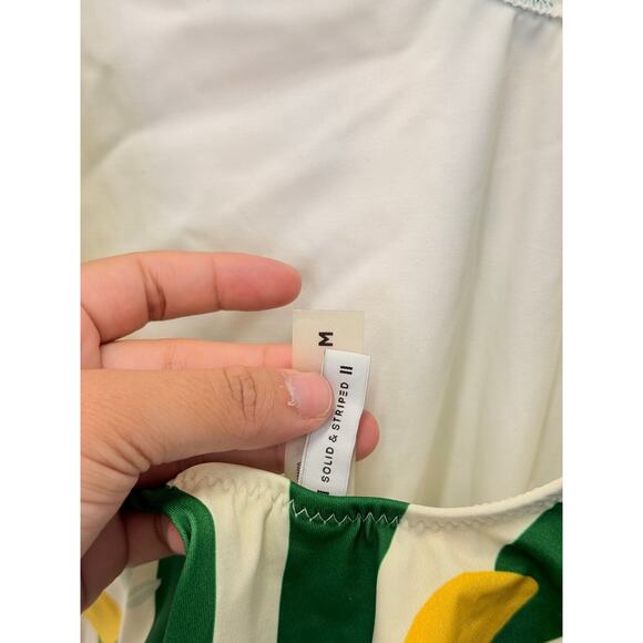 Solid‎ & Striped Anne-Marie Swimsuit Lemon Summer Swim Medium Malibu Italy - Picture 5 of 5